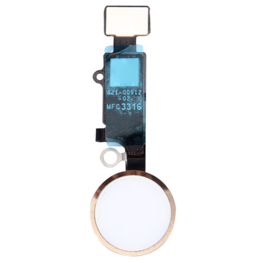 Home Button for iPhone 7, Not Supporting Fingerprint Identification(Gold) - Flex Cable by PMC Jewellery | Online Shopping South Africa | PMC Jewellery | Buy Now Pay Later Mobicred