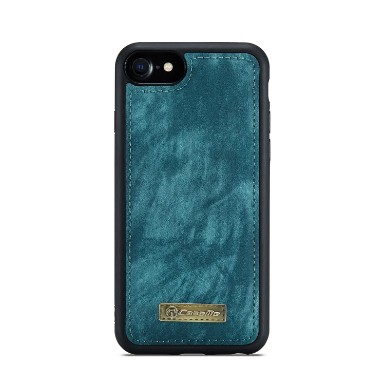 CaseMe for  iPhone 8 & 7  Multifunctional Leather Billfold with Detachable Magnetic PC Back Protective Case & Holder & 10 Card Slots & 3 Cash Slots & 1 Zipper Wallet & 2 Photo Frames & 3 Magnetic Clasps(Blue) - free shipping - PMC Jewellery - Order now!