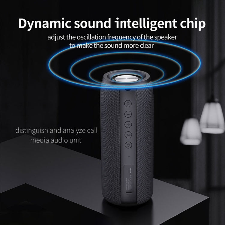 ZEALOT S51 Portable Stereo Bluetooth Speaker with Built-in Mic, Support Hands-Free Call & TF Card & AUX(Black) - free shipping - PMC Jewellery - Order now!
