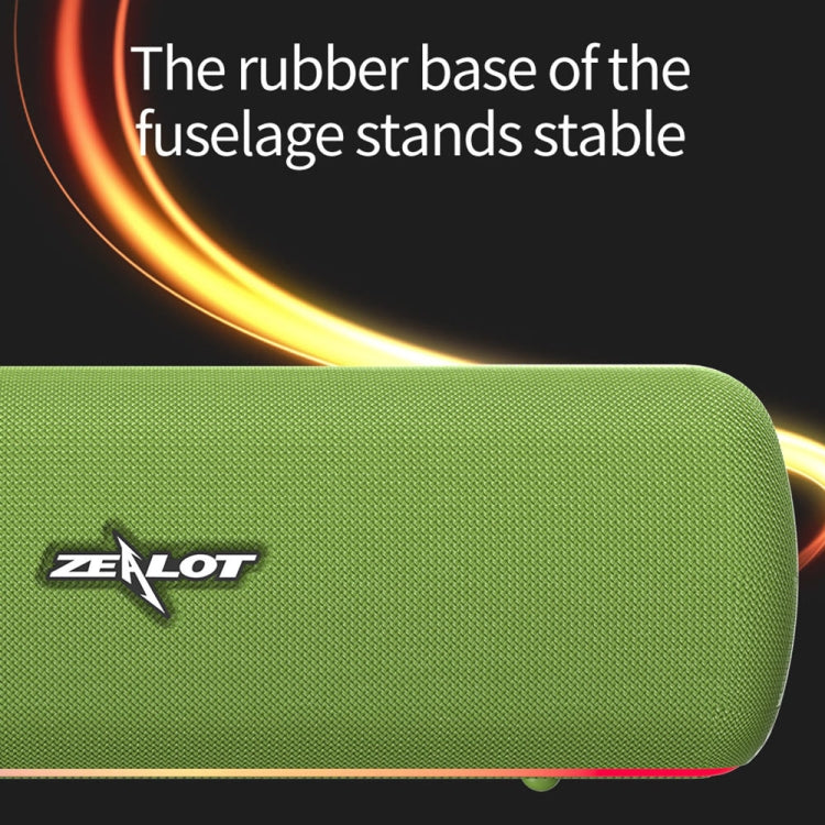 ZEALOT S55 Portable Stereo Bluetooth Speaker with Built-in Mic, Support Hands-Free Call & TF Card & AUX (Blue) - free shipping - PMC Jewellery - Order now!