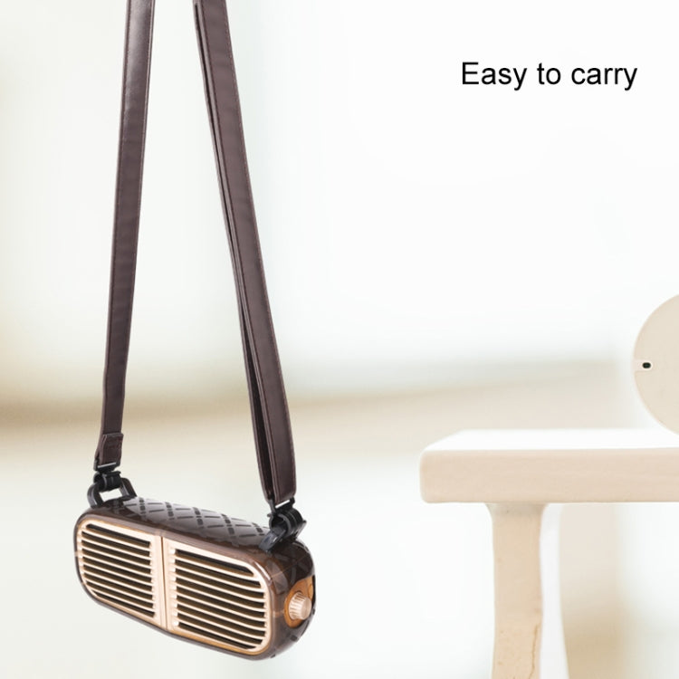 Oneder V8 Magnetic Suction Pair Stereo Sound Box Wireless Bluetooth Speaker with Strap, Support Hands-free & TF Card & AUX & USB Drive(Champagne Gold) - free shipping - PMC Jewellery - Order now!