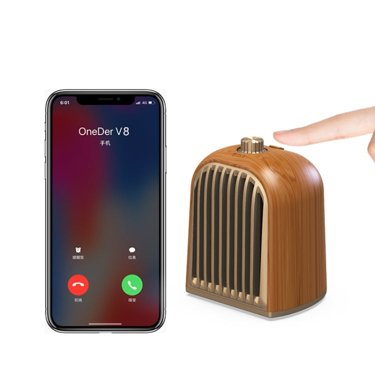 Oneder V8 Magnetic Suction Pair Stereo Sound Box Wireless Bluetooth Speaker with Strap, Support Hands-free & TF Card & AUX & USB Drive(Bronze) - free shipping - PMC Jewellery - Order now!