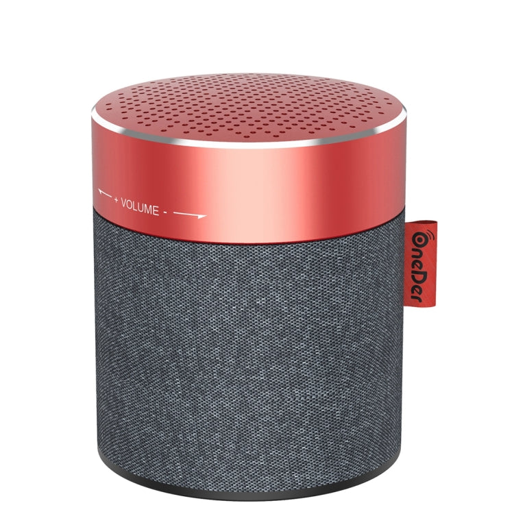 Oneder V13 Mini  Wireless Bluetooth Speaker, Support Hands-free & TF & FM & AUX(Red) - Desktop Speaker by OneDer | Online Shopping South Africa | PMC Jewellery | Buy Now Pay Later Mobicred