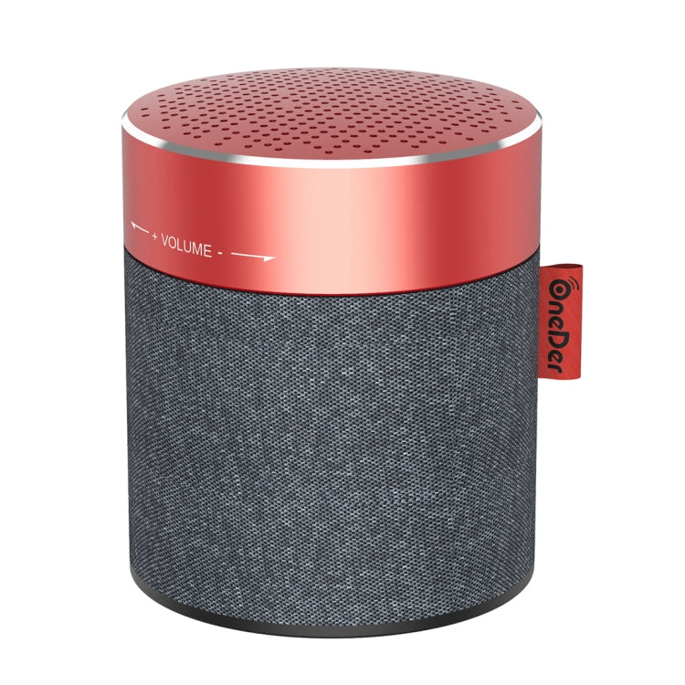 Oneder V13 Mini  Wireless Bluetooth Speaker, Support Hands-free & TF & FM & AUX(Red) - Desktop Speaker by OneDer | Online Shopping South Africa | PMC Jewellery | Buy Now Pay Later Mobicred