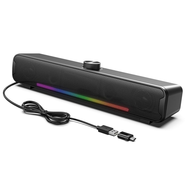 L16 Outdoor Portable RGB Light HiFi USB Bluetooth Wireless Speaker(Black) - Microphone by PMC Jewellery | Online Shopping South Africa | PMC Jewellery | Buy Now Pay Later Mobicred