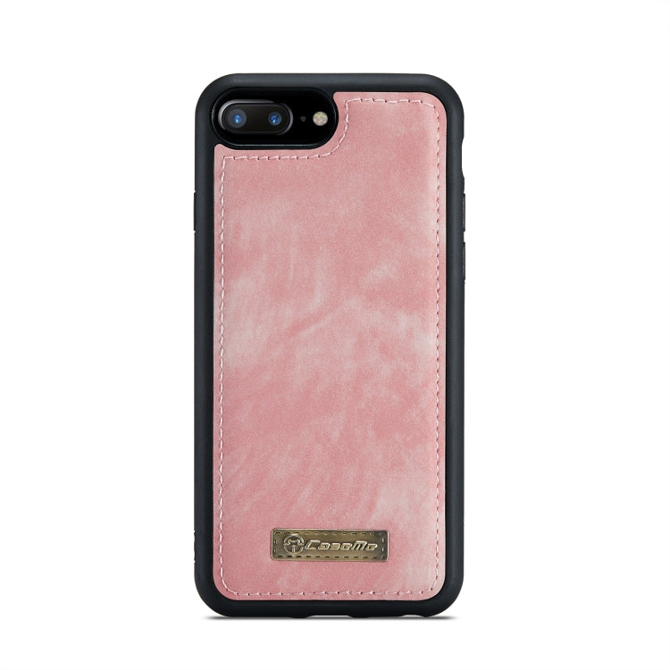 CaseMe for iPhone 8 Plus & 7 Plus   Multifunctional Leather Billfold with Detachable Magnetic PC Back Protective Case & Holder & 11 Card Slots & 3 Cash Slots & 1 Zipper Wallet & 2 Photo Frames & 3 Magnetic Clasps (Pink) - free shipping - PMC Jewellery - Order now!