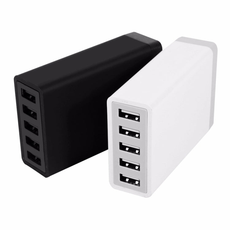 XBX09 40W 5V 8A 5 USB Ports Quick Charger Travel Charger, US Plug(Black) - Multifunction Charger by PMC Jewellery | Online Shopping South Africa | PMC Jewellery | Buy Now Pay Later Mobicred