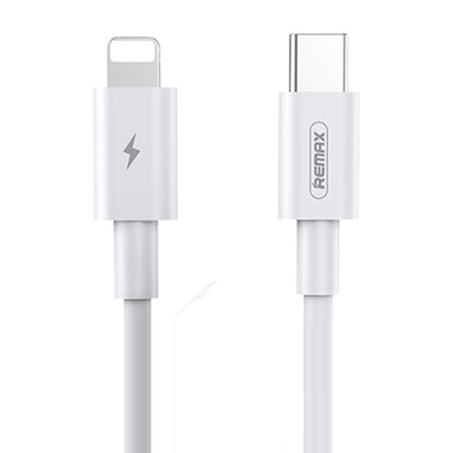 REMAX Marlik Series RC-175i PD 20W USB-C / Type-C to 8 Pin Interface Fast Charging Data Cable, Cable Length: 1m (White) - Normal Style Cable by REMAX | Online Shopping South Africa | PMC Jewellery | Buy Now Pay Later Mobicred