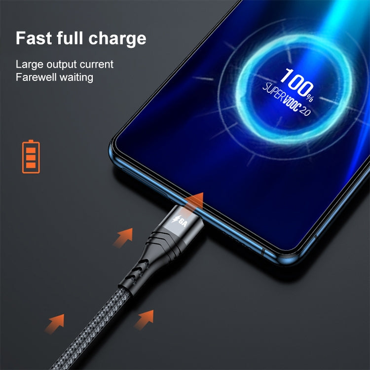 ADC-138 66W 3 in 1 USB to 8 Pin + Micro USB + USB-C / Type-C Fast Charging Braided Data Cable, Cable Length: 1.2m(Grey) - Multifunction Cable by PMC Jewellery | Online Shopping South Africa | PMC Jewellery | Buy Now Pay Later Mobicred