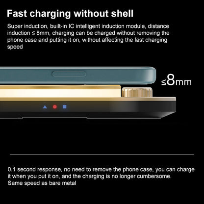 X3 15W 3 in 1 Wireless Charger, Table Lamp (White) - Wireless Charger by PMC Jewellery | Online Shopping South Africa | PMC Jewellery | Buy Now Pay Later Mobicred