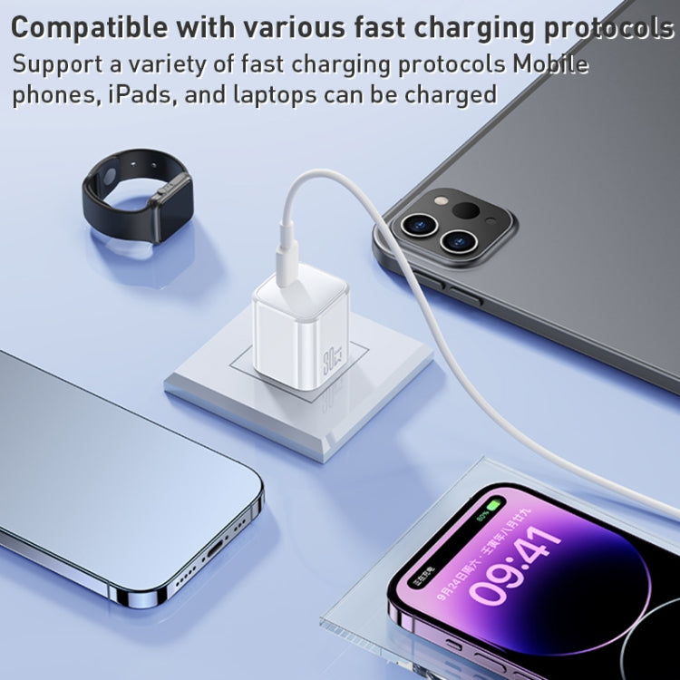 Benks PA53 30W USB-C / Type-C Port GaN Fast Charger (White) - USB Charger by Benks | Online Shopping South Africa | PMC Jewellery | Buy Now Pay Later Mobicred