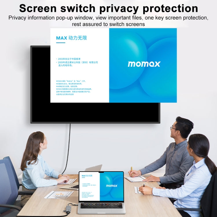 MOMAX DH17 7 in 1 ONELINK Travel Case Type-C to USB Docking Station HUB Adapter - free shipping - PMC Jewellery - Order now!
