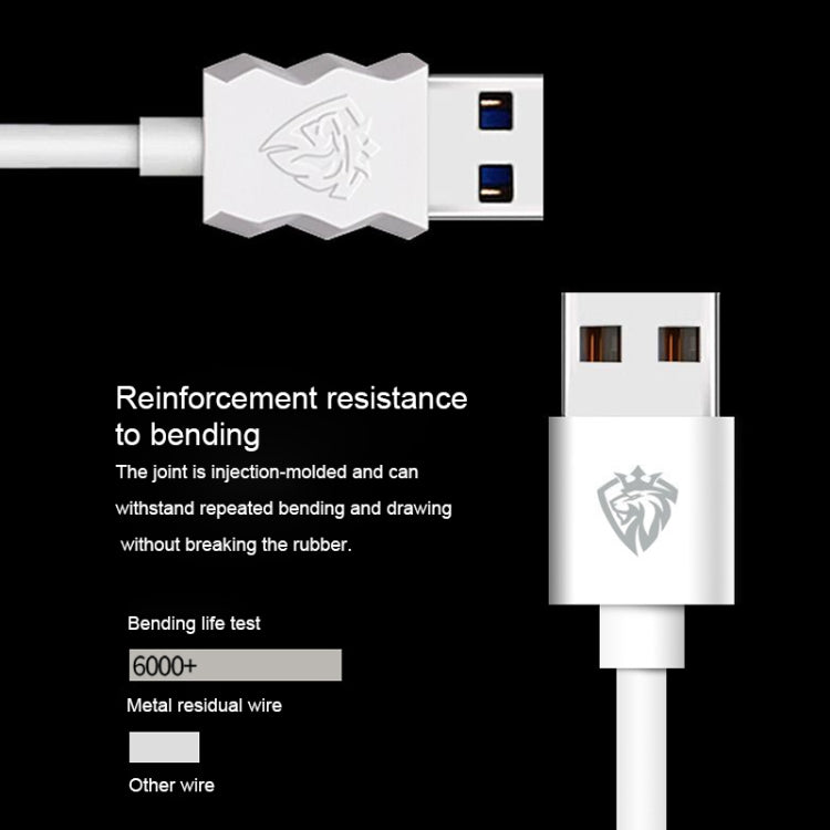 Lenyes LC701 1m 2.4A Output USB to 8 Pin PVC Data Sync Fast Charging Cable - Normal Style Cable by PMC Jewellery | Online Shopping South Africa | PMC Jewellery | Buy Now Pay Later Mobicred