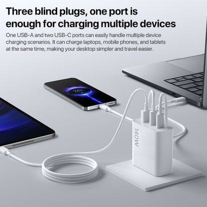 Original Xiaomi 140W 1 x USB + 2 x USB-C / Type-C Three Ports GaN Fast Charger Set, US Plug - USB Charger by Xiaomi | Online Shopping South Africa | PMC Jewellery | Buy Now Pay Later Mobicred