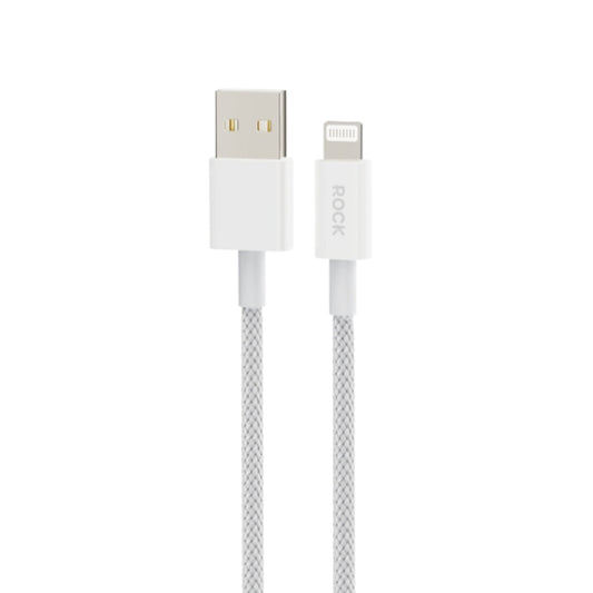 ROCK Z20 1m 2.4A USB to 8 Pin Fast Charging Data Cable - Normal Style Cable by ROCK | Online Shopping South Africa | PMC Jewellery | Buy Now Pay Later Mobicred