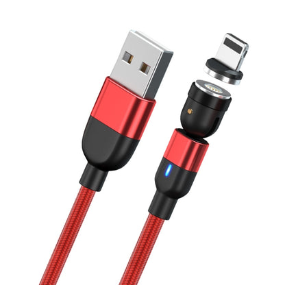 2m 3A Output USB to 8 Pin 540 Degree Rotating Magnetic Data Sync Charging Cable(Red) - Charging Cable & Head by PMC Jewellery | Online Shopping South Africa | PMC Jewellery | Buy Now Pay Later Mobicred