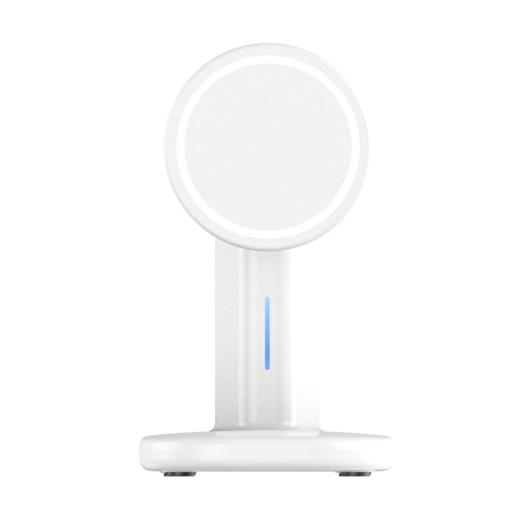 JJT-A70 15W 3 in 1 Multifunctional Magnetic Wireless Charging Holder (White) - Wireless Charger by PMC Jewellery | Online Shopping South Africa | PMC Jewellery | Buy Now Pay Later Mobicred