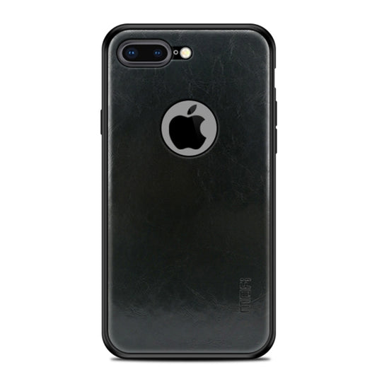 MOFI Shockproof PC+TPU+PU Leather Protective Back Case for iPhone 7 Plus(Black) - More iPhone Cases by MOFI | Online Shopping South Africa | PMC Jewellery