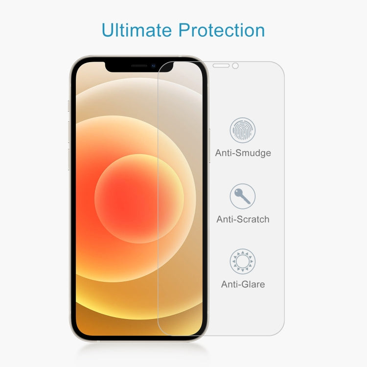 For iPhone 12 / 12 Pro 50pcs 0.26mm 9H 2.5D Tempered Glass Film (Open Hole) - free shipping - PMC TechLife - Order now!