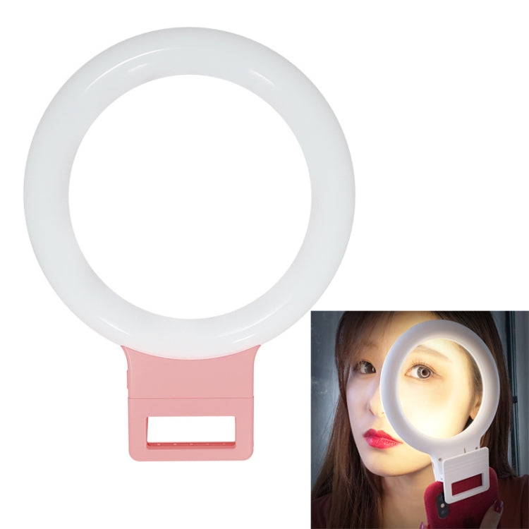 XJ18 LED Light Live Self-timer Flash Fill Light(Pink) - Selfie Light by PMC TechLife | Online Shopping South Africa | PMC TechLife | Buy Now Pay Later Mobicred