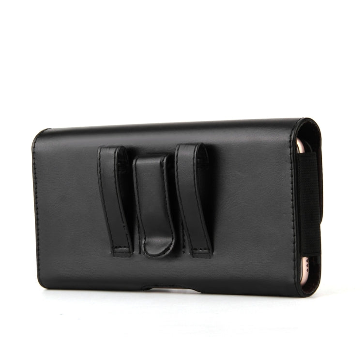 5.5-5.7 inch A1 Universal PU Tabby Texture Cross Section Plug-in Card Waist Bag, For iPhone, Samsung, Sony, Huawei, Meizu, Lenovo, ASUS, Oneplus, Xiaomi, Cubot, Ulefone, Letv, DOOGEE, Vkworld, and other - More iPhone Cases by PMC TechLife | Online Shopping South Africa | PMC TechLife | Buy Now Pay Later Mobicred