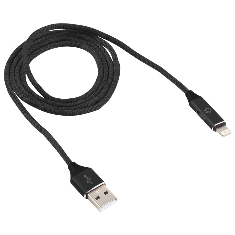 Multifunction 1m 3A 8 Pin Male & 8 Pin Female to USB Nylon Braided Data Sync Charging Audio Cable(Black) - Multifunction Cable by PMC Jewellery | Online Shopping South Africa | PMC Jewellery | Buy Now Pay Later Mobicred