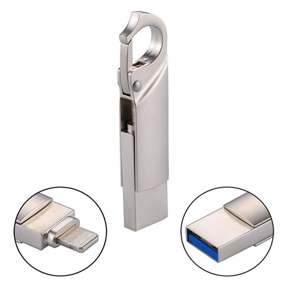 RQW-10F 2 in 1 USB 2.0 & 8 Pin 64GB Keychain Flash Drive - U Disk & Card Reader by PMC Jewellery | Online Shopping South Africa | PMC Jewellery | Buy Now Pay Later Mobicred