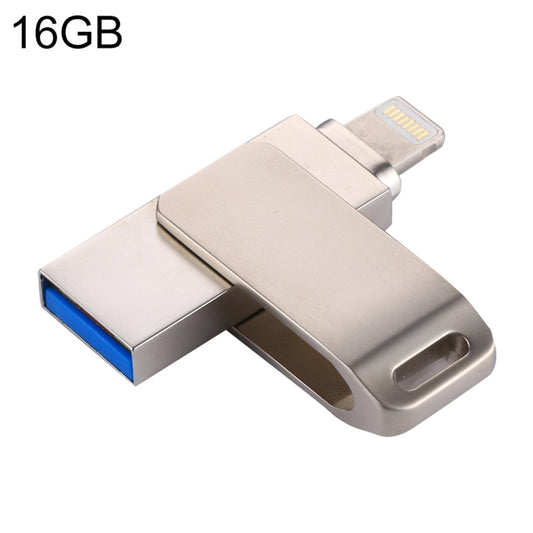 RQW-10G 2 in 1 USB 2.0 & 8 Pin 16GB Flash Drive, for iPhone & iPad & iPod & Most Android Smartphones & PC Computer - U Disk & Card Reader by PMC Jewellery | Online Shopping South Africa | PMC Jewellery | Buy Now Pay Later Mobicred