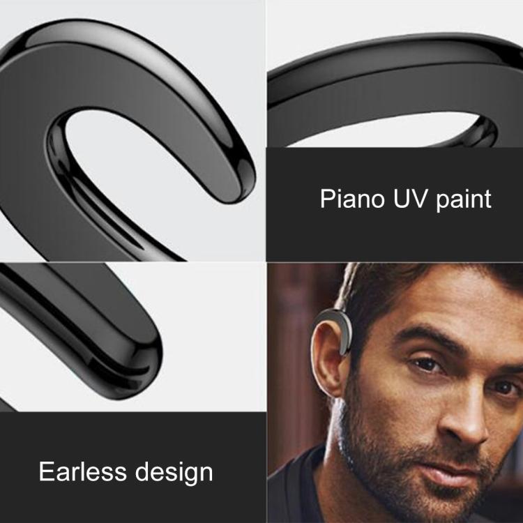 B18 Bone Conduction Bluetooth V4.1 Sports Headphone Earhook Headset, For iPhone, Samsung, Huawei, Xiaomi, HTC and Other Smart Phones or Other Bluetooth Audio Devices(Silver) - free shipping - PMC TechLife - Order now!
