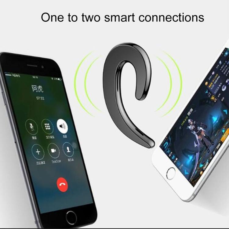 B18 Bone Conduction Bluetooth V4.1 Sports Headphone Earhook Headset, For iPhone, Samsung, Huawei, Xiaomi, HTC and Other Smart Phones or Other Bluetooth Audio Devices(Black) - Bluetooth Earphone by PMC TechLife | Online Shopping South Africa | PMC TechLife | Buy Now Pay Later Mobicred