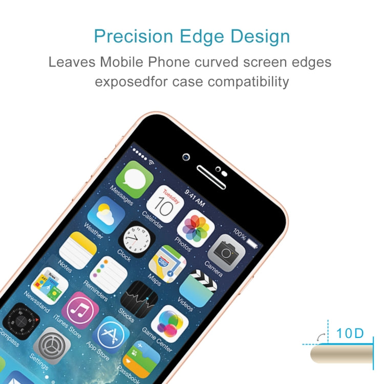 Anti-scratch 9H  Full Screen HD Tempered Glass Film for iPhone SE 2020 / 8 / 7 (Black) - iPhone 8 & 7 Tempered Glass by PMC TechLife | Online Shopping South Africa | PMC TechLife