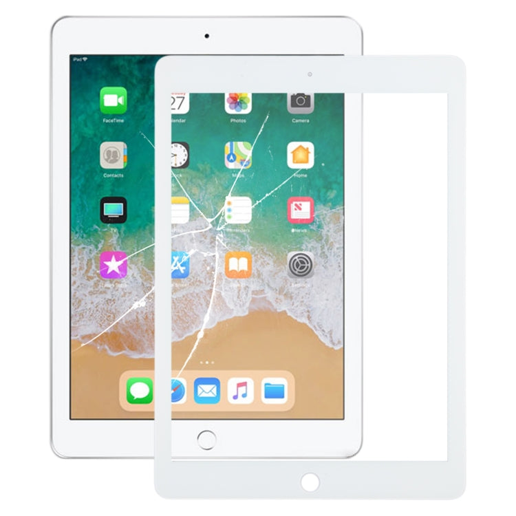 For iPad 9.7 Front Screen Outer Glass Lens with OCA Optically Clear Adhesive (White) - iPad Parts by PMC Jewellery | Online Shopping South Africa | PMC Jewellery | Buy Now Pay Later Mobicred