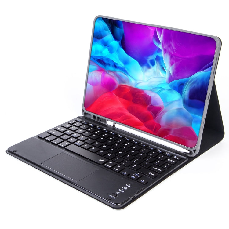 X-11BC Skin Plain Texture Detachable Bluetooth Keyboard Tablet Case for iPad Pro 11 inch 2020 / 2018, with Touchpad & Pen Slot(Dark Green) - For iPad Pro by PMC TechLife | Online Shopping South Africa | PMC TechLife