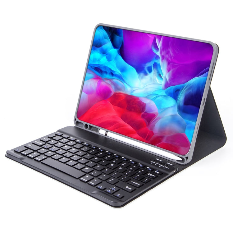 X-11B Skin Plain Texture Detachable Bluetooth Keyboard Tablet Case for iPad Pro 11 inch 2020 / 2018, with Pen Slot (Black) - For iPad Pro by PMC TechLife | Online Shopping South Africa | PMC TechLife