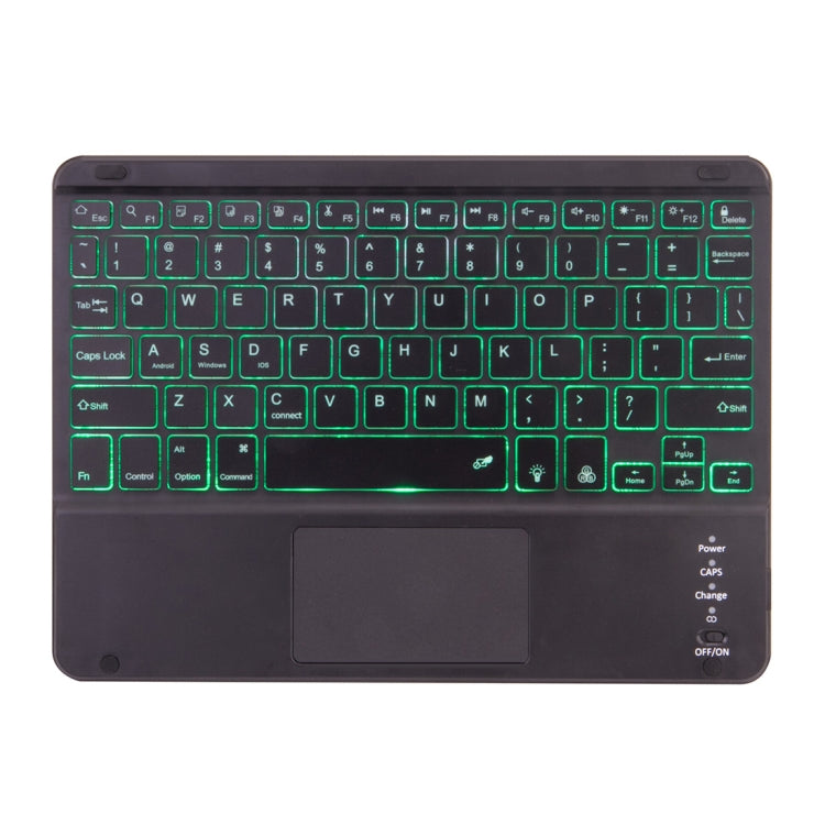 X-11BCS Skin Plain Texture Detachable Bluetooth Keyboard Tablet Case for iPad Pro 11 inch 2020 / 2018, with Touchpad & Pen Slot & Backlight (Blue) - For iPad Pro by PMC TechLife | Online Shopping South Africa | PMC TechLife