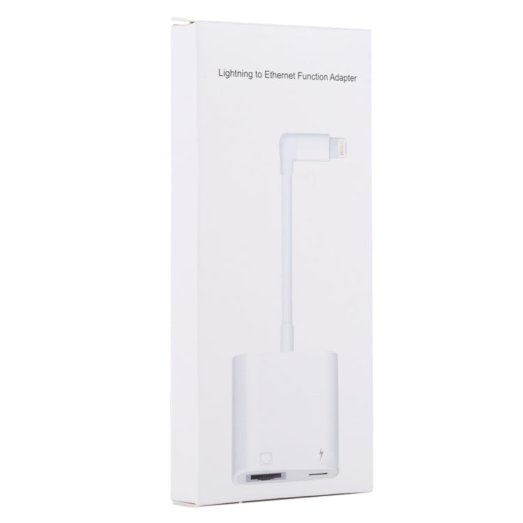 NK-1035 Ethernet Port + 8 Pin Female to 8 Pin Elbow Male Function Adapter(White) - free shipping - PMC Jewellery - Order now!
