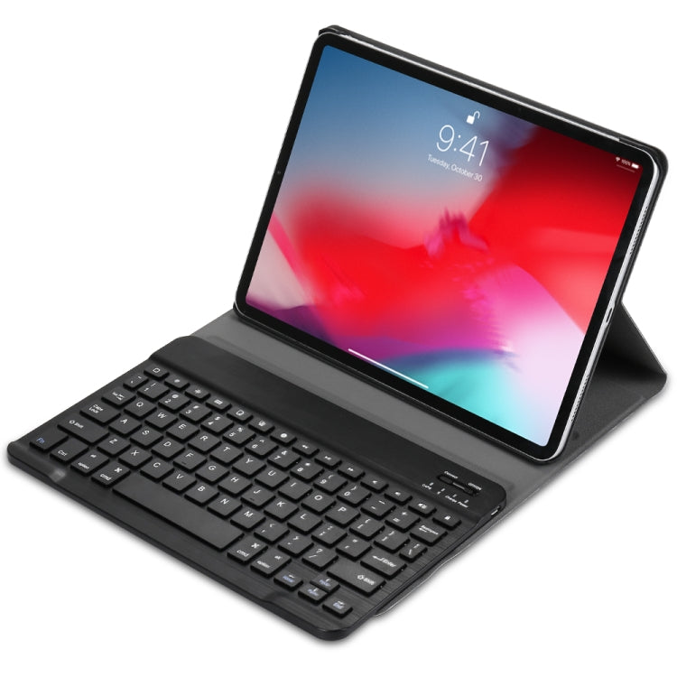 A11 Bluetooth 3.0 Ultra-thin ABS Detachable Bluetooth Keyboard Leather Tablet Case with Holder for iPad Pro 11 2022 / 2021 / Air 5 / Air 4 (Dark Blue) - For iPad Pro by PMC Jewellery | Online Shopping South Africa | PMC Jewellery | Buy Now Pay Later Mobicred