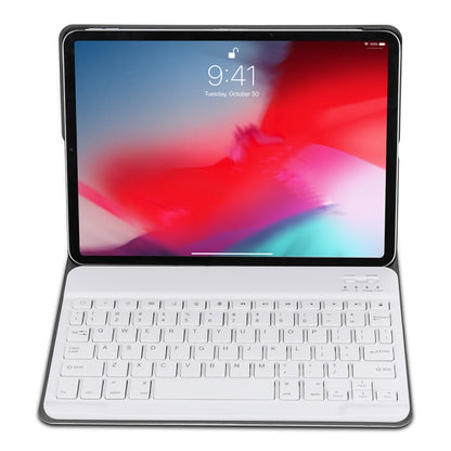 A11 Bluetooth 3.0 Ultra-thin ABS Detachable Bluetooth Keyboard Leather Tablet Case with Holder for iPad Pro 11 inch 2021 (Rose Gold) - For iPad Pro by PMC Jewellery | Online Shopping South Africa | PMC Jewellery | Buy Now Pay Later Mobicred