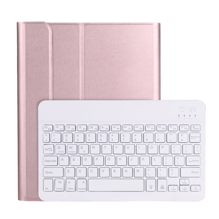 A11BS Ultra-thin ABS Detachable Bluetooth Keyboard Tablet Case with Backlight & Pen Slot & Holder for iPad Pro 11 2022 / 2021 / Air 5 / Air 4 (Rose Gold) - For iPad Pro by PMC TechLife | Online Shopping South Africa | PMC TechLife | Buy Now Pay Later Mobicred