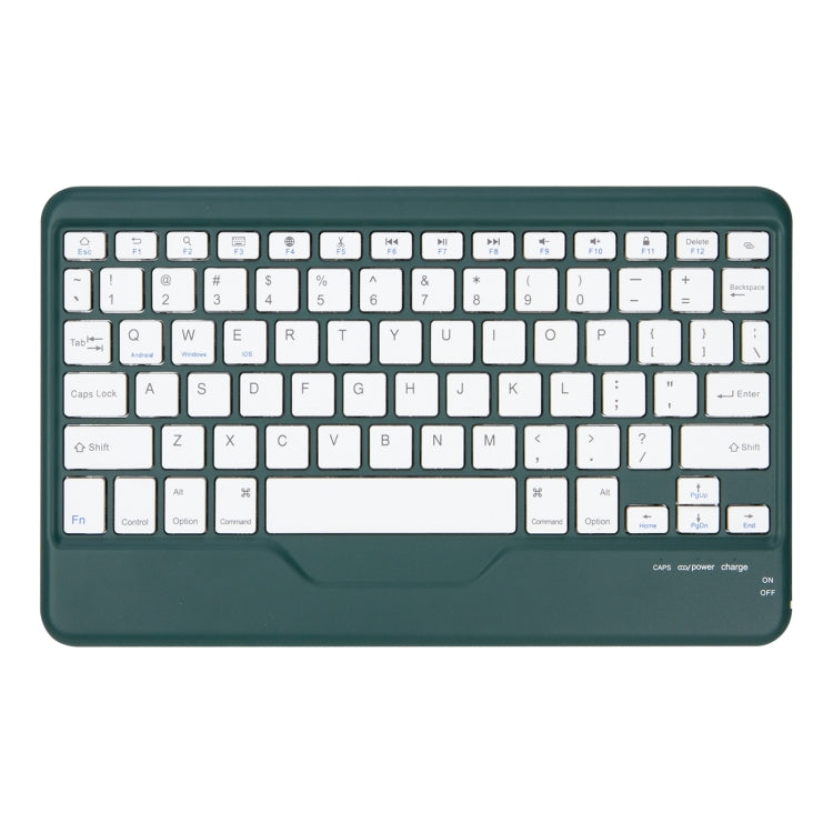 Z11B Pen Slot Bluetooth Keyboard Leather Tablet Case For iPad Pro 11 2021/2020/2018 (Green) - For iPad Pro by PMC TechLife | Online Shopping South Africa | PMC TechLife