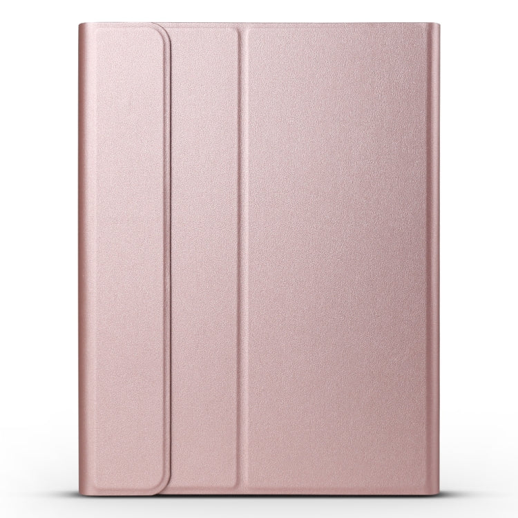 Detachable Bluetooth Keyboard + Brushed Texture Horizontal Flip Leather Tablet Case with Holder for iPad Pro 11 inch (2018)(Rose Gold) - For iPad Pro by PMC TechLife | Online Shopping South Africa | PMC TechLife