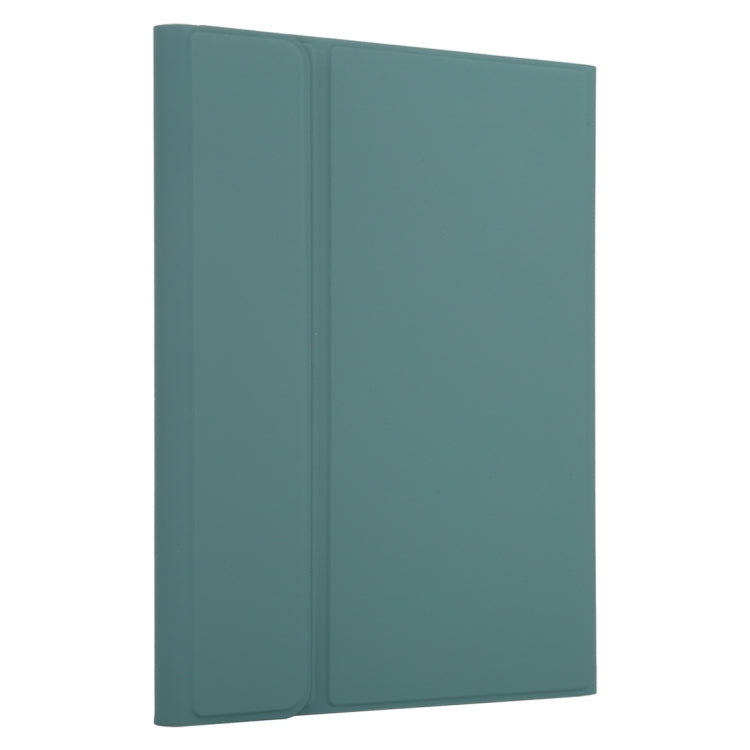 TG11B Detachable Bluetooth Black Keyboard + Microfiber Leather Tablet Case for iPad Pro 11 inch (2020), with Pen Slot & Holder (Dark Green) - free shipping - PMC TechLife - Order now!
