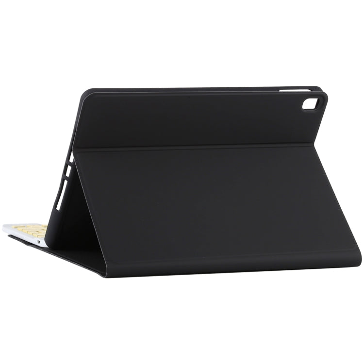 TG11B Detachable Bluetooth Yellow Keyboard + Microfiber Leather Tablet Case for iPad Pro 11 inch (2020), with Pen Slot & Holder (Black) - For iPad Pro by PMC TechLife | Online Shopping South Africa | PMC TechLife