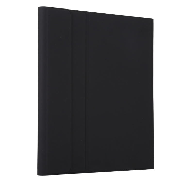 T129 Detachable Bluetooth White Keyboard Microfiber Leather Tablet Case for iPad Pro 12.9 inch (2020), with Holder (Black) - For iPad Pro by PMC Jewellery | Online Shopping South Africa | PMC Jewellery | Buy Now Pay Later Mobicred