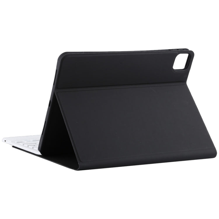 TG11BC Detachable Bluetooth White Keyboard Microfiber Leather Tablet Case for iPad Pro 11 inch (2020), with Touchpad & Pen Slot & Holder (Black) - For iPad Pro by PMC TechLife | Online Shopping South Africa | PMC TechLife