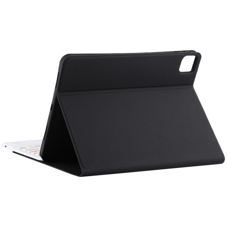 TG11BC Detachable Bluetooth Pink Keyboard Microfiber Leather Tablet Case for iPad Pro 11 inch (2020), with Touchpad & Pen Slot & Holder (Black) - For iPad Pro by PMC TechLife | Online Shopping South Africa | PMC TechLife