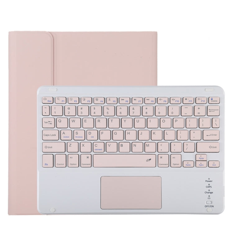 TG11BC Detachable Bluetooth Pink Keyboard Microfiber Leather Tablet Case for iPad Pro 11 inch (2020), with Touchpad & Pen Slot & Holder (Pink) - For iPad Pro by PMC TechLife | Online Shopping South Africa | PMC TechLife