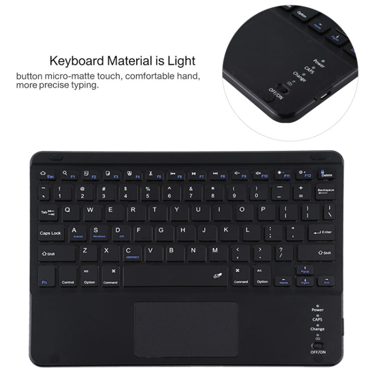TG11BC Detachable Bluetooth Black Keyboard Microfiber Leather Tablet Case for iPad Pro 11 inch (2020), with Touchpad & Pen Slot & Holder (Orange) - free shipping - PMC TechLife - Order now!