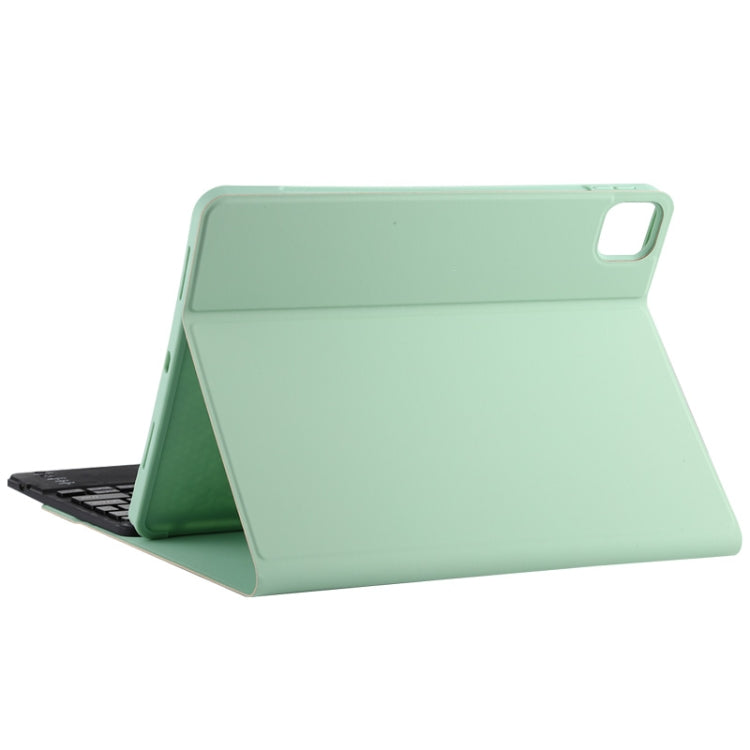 TG11BC Detachable Bluetooth Black Keyboard Microfiber Leather Tablet Case for iPad Pro 11 inch (2020), with Touchpad & Pen Slot & Holder (Green) - For iPad Pro by PMC TechLife | Online Shopping South Africa | PMC TechLife | Buy Now Pay Later Mobicred