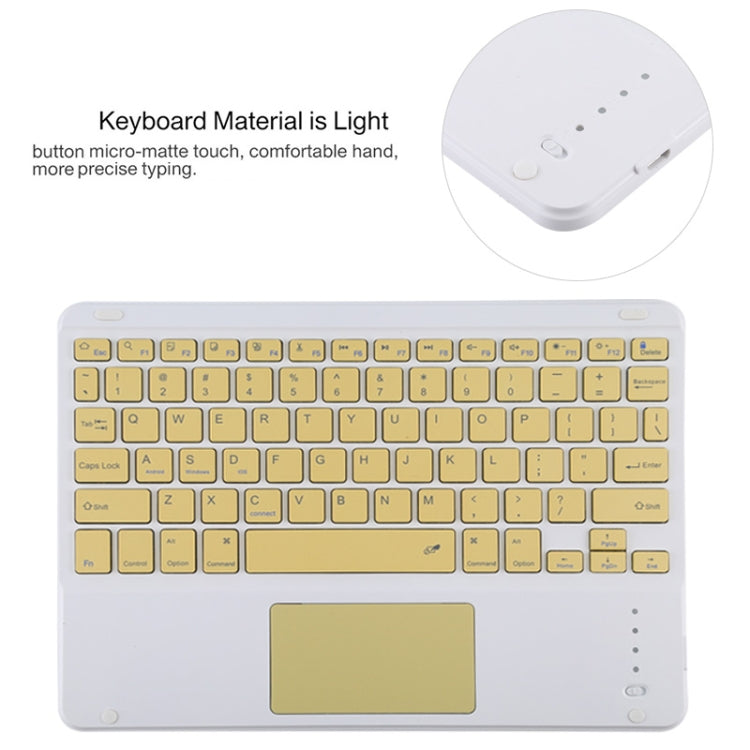 TG11BC Detachable Bluetooth Yellow Keyboard Microfiber Leather Tablet Case for iPad Pro 11 inch (2020), with Touchpad & Pen Slot & Holder (Purple) - For iPad Pro by PMC TechLife | Online Shopping South Africa | PMC TechLife